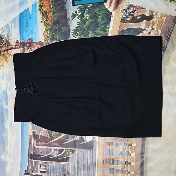Escada Margaretha Ley Vintage Black Wool Skirt‎ Size 4 - Picture 1 of 7